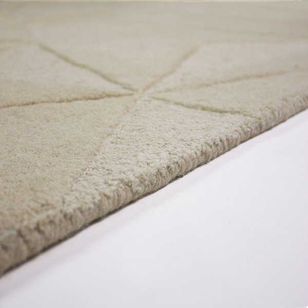 Beiger, handgewebter Wollteppich, 160 × 230 cm Shard - Flair Rugs-image-2