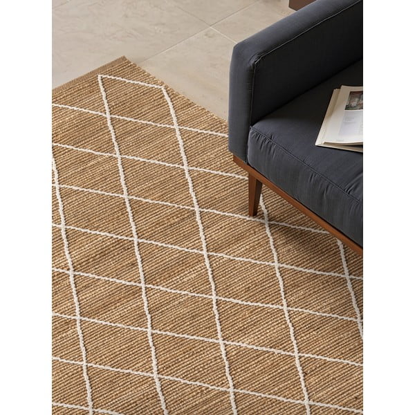 Handgewebter Jute-Teppich in Naturfarbe, 80 x 150 cm Kunu - Hanse Home-image-4