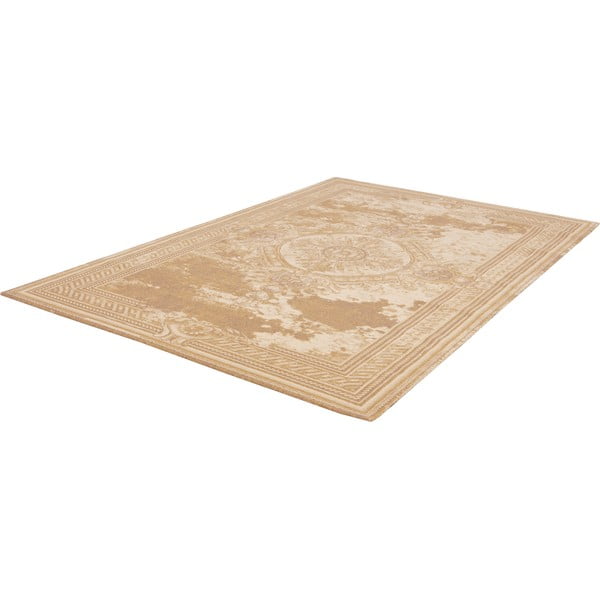 Beiger Wollteppich 100 × 180 cm Emily - Agnella-image-4