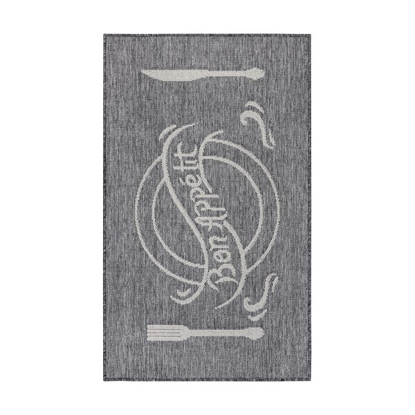 Grau-beiger Teppich, 92 × 150 cm Cucina - Hanse Home