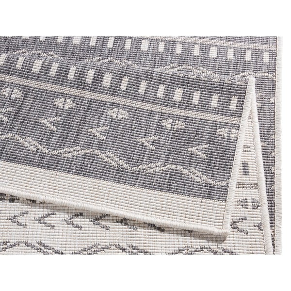 Grauer/beige Teppich für Innen- und Außenbereiche 80x150 cm Kuba – Hanse Home-image-3