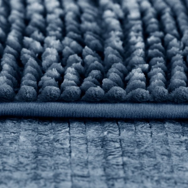 Dunkelblaue Badematte 50x70 cm Bati – Restilo-image-3