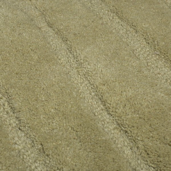 Khaki-farbener, handgewebter runder Wollteppich, Ø 160 cm Mesmerise Sage - Flair Rugs-image-2