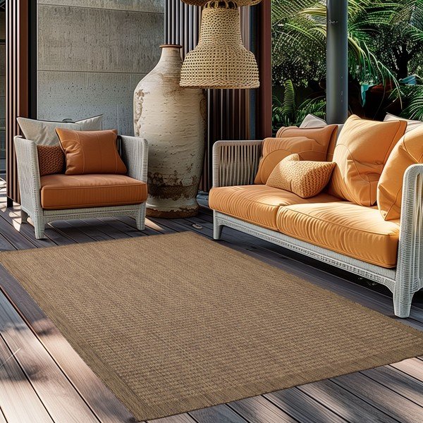 Teppich für den Innen- und Außenbereich in Naturfarbe, 140 × 200 cm Giza 1410 - Ayyildiz Carpets-image-1