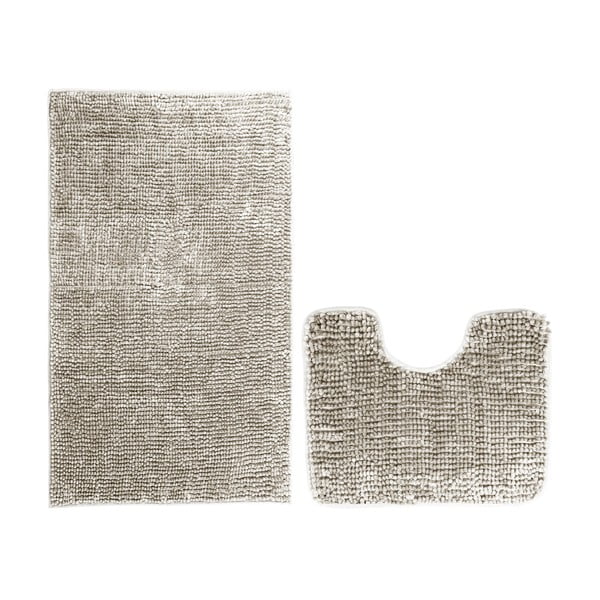 Beige Badematten im Set 2 pcs 50x80 cm Bati – Restilo