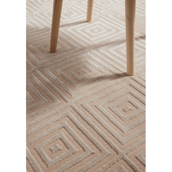 Beiger Teppich 160 × 235 cm Perles Tourmaline - Elle Decoration-image-4