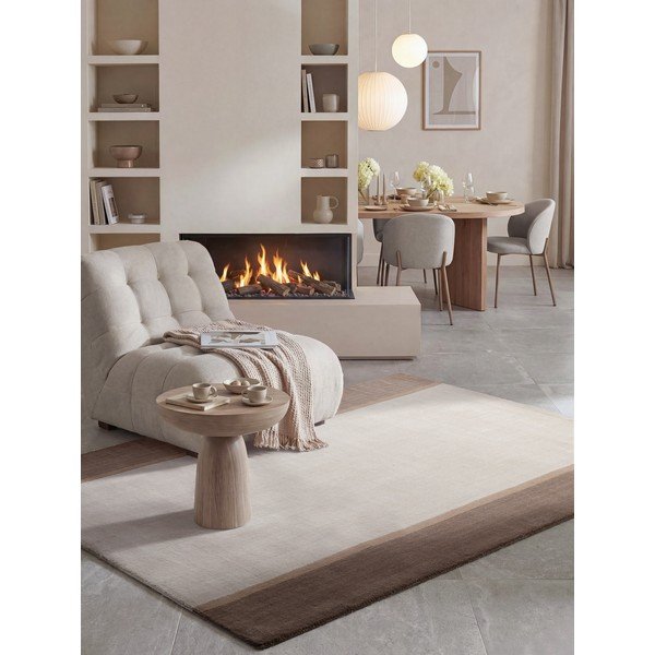 Brauner/cremefarbener Teppich 160x230 cm Rowan – Villeroy&Boch-image-1