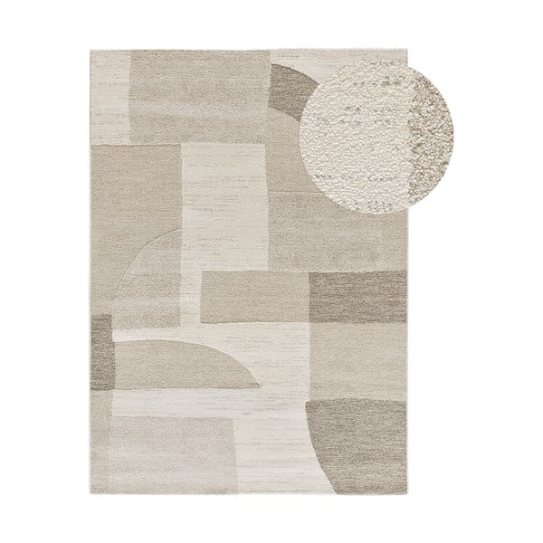 Beige-cremefarbener Teppich 80 × 150 cm Verona - Universal
