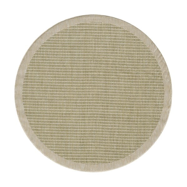 Khaki-farbiger runder Teppich für drinnen und draußen, Ø 160 cm Giza 1410 - Ayyildiz Carpets