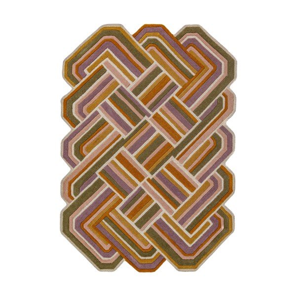 Handgewebter Wollteppich, 160 × 230 cm Lattice Shaped - Flair Rugs