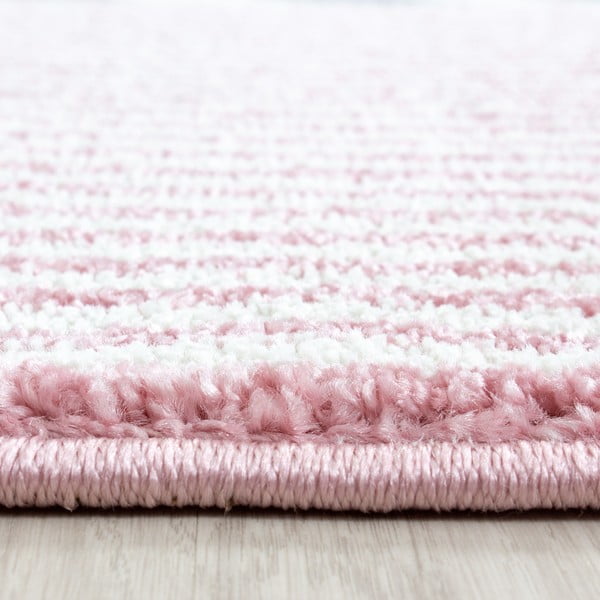Rosa-grauer Kinderteppich, 120 × 170 cm Kids - Ayyildiz Carpets-image-4