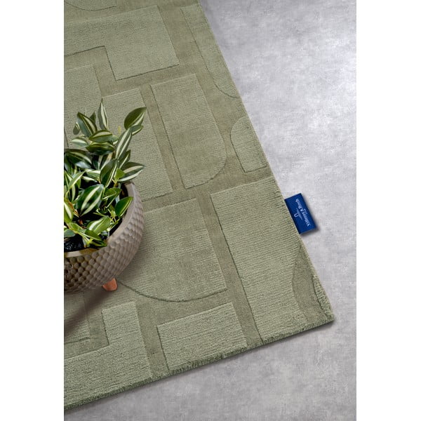 Grüner, handgewebter Läufer aus Wolle, 80 x 250 cm Alexis - Villeroy&Boch-image-2