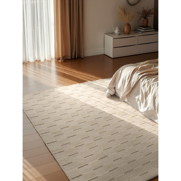 Cremefarbener, handgewebter Wollteppich, 120 × 170 cm Scala - Villeroy&Boch-image-1