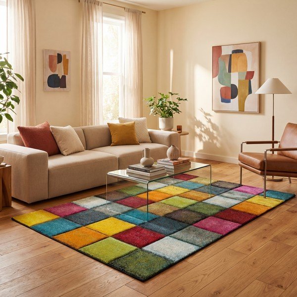 Teppich 60x120 cm Matrix Square – Universal-image-1