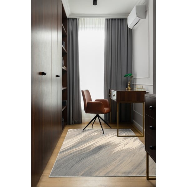 Cremefarbener Wollteppich, 200 × 300 cm Haze - Agnella-image-1