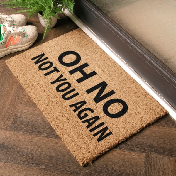 Fußmatte aus Kokosfasern, 40 x 60 cm Not You Again - Artsy Doormats-image-1
