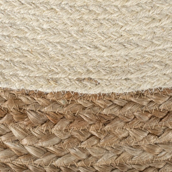 Handgewebter Jute-Kinderteppich in Naturfarbe, 100 × 100 cm Bertie Bear - Flair Rugs-image-3