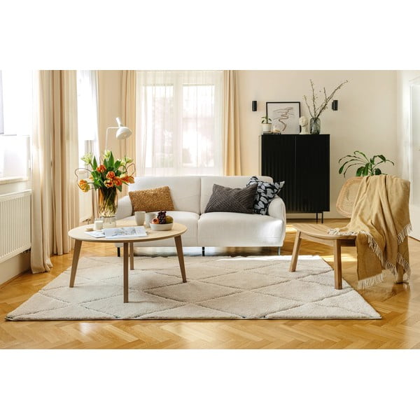 Beige Teppich 200x290 cm Swansea Line – Universal-image-2