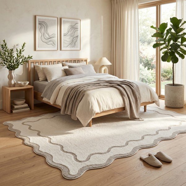 Cremefarbener Teppich 160 x 230 cm Dolce - ESTE-image-1