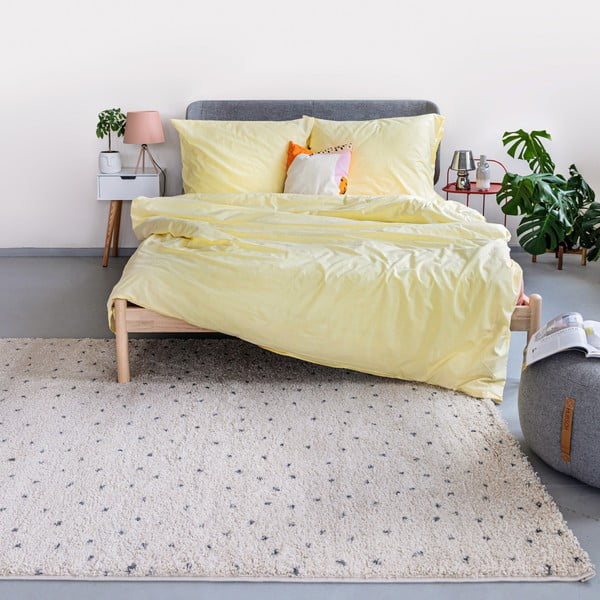 Schwarzer/cremefarbener Teppich, 160 × 230 cm Dottie Black - Universal-image-2