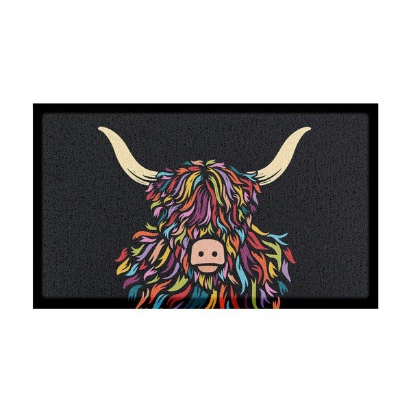 PVC-Fußmatte 40 x 70 cm Highland Cow - Artsy Doormats