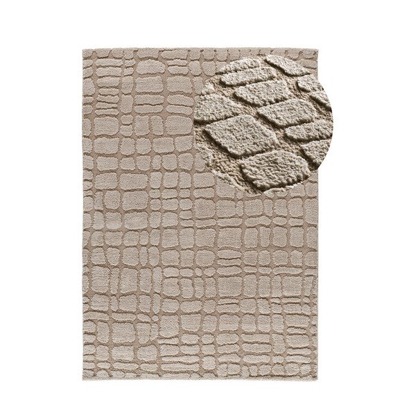Beiger Teppich 190 × 285 cm Juno - Universal