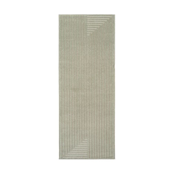 Grüne Laufmatte für drinnen und draußen, 80 x 250 cm Nova 1202 - Ayyildiz Carpets