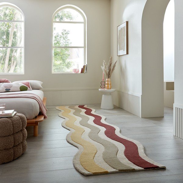 Handgewebter Läufer aus Wolle, 80 x 300 cm Cascade Wool - Flair Rugs-image-1