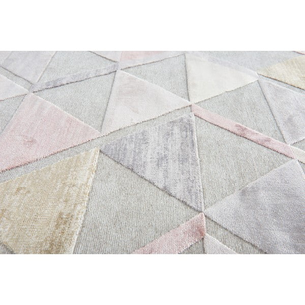 Grauer Teppich 60x110 cm Margot Triangle – Universal-image-1