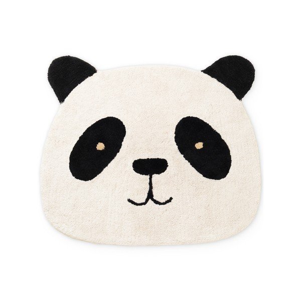 Schwarz/cremefarbener, waschbarer, handgewebter Baumwoll-Kinderteppich, 103 x 120 cm Snuggle Patsy - Hanse Home