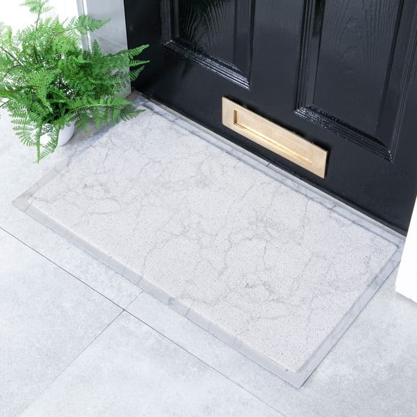 Fußmatte 40 × 70 cm White Marble - Artsy Doormats-image-1
