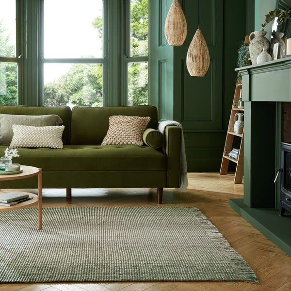 Grüner Teppich 200 × 290 cm - Flair Rugs-image-1