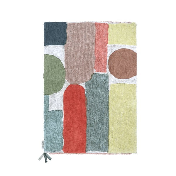 Waschbar/Handgefertigt Kinderteppich Wolle 170x240 cm Abstract – Lorena Canals