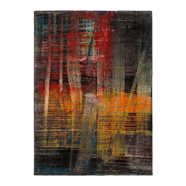 Schwarzer Teppich 60x120 cm Bianca Abstract – Universal