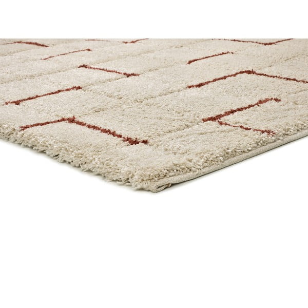 Teppich in Ziegelrot und Creme, 80 x 150 cm Brenda - Universal-image-4