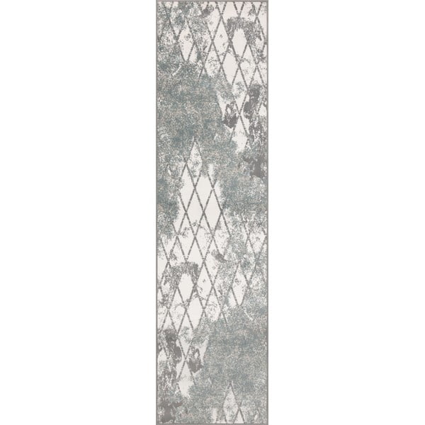 Läufer, grau-blau, 80 × 300 cm Sensi Gepi - FD