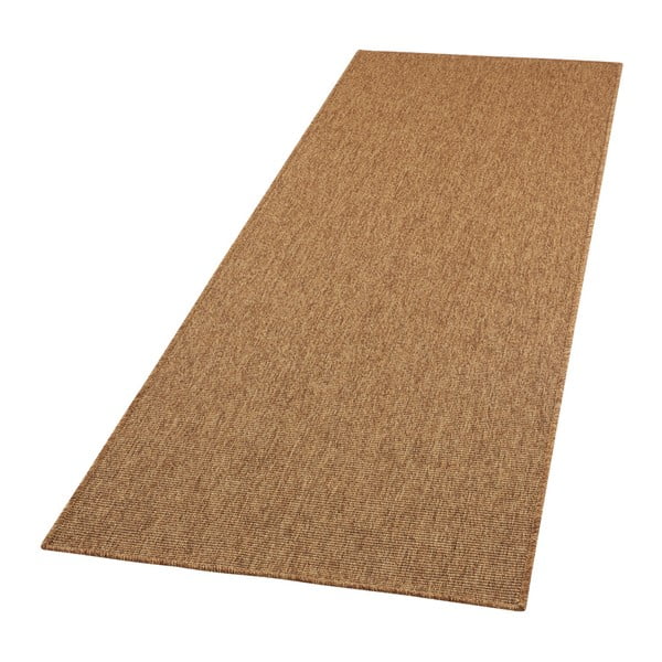 Braune Lauffläche für den Innen- und Außenbereich, 80 × 250 cm Nature - Hanse Home-image-3