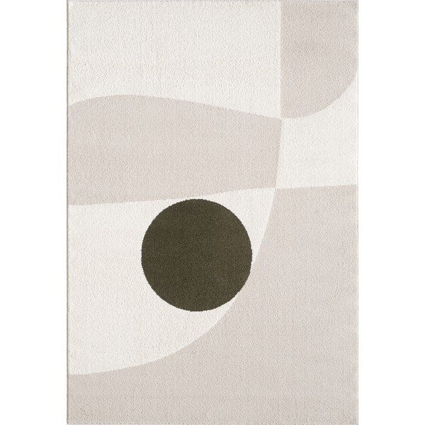 Beiger/cremefarbener Teppich 120 × 170 cm Martini - ESTE