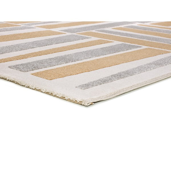 Teppich in Hellgrau und Creme, 80 x 150 cm Flora - Universal-image-4