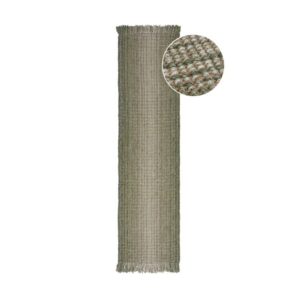 Grüner Läufer, 60 × 230 cm - Flair Rugs