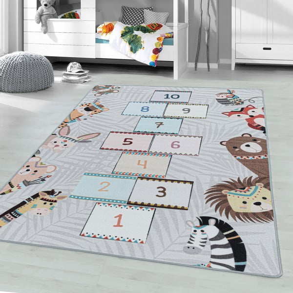 Grauer Kinderteppich, 120 × 170 cm Play - Ayyildiz Carpets-image-1