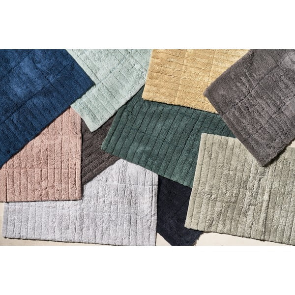 Blauer Badezimmerteppich, 80 × 50 cm Tiles - Zone-image-1