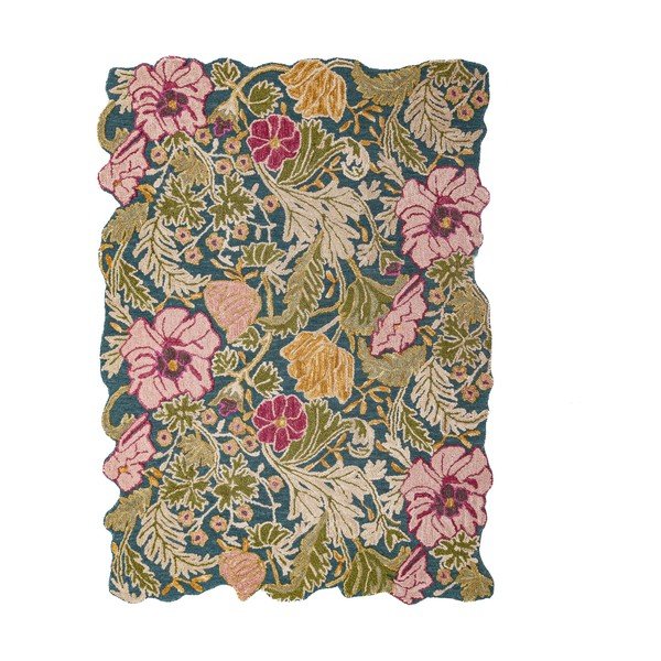 Handgewebter Wollteppich, 160 × 230 cm Daphne Shaped Floral - Flair Rugs