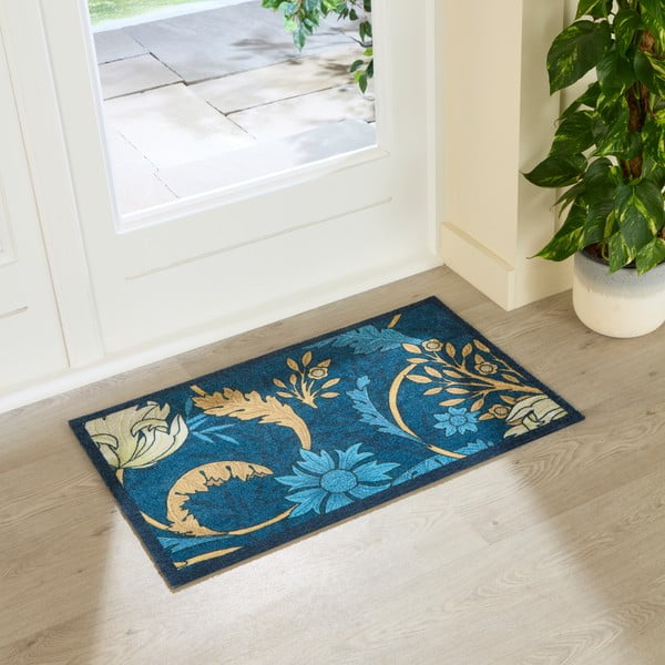 Fußmatte 50 × 80 cm William Morris Blue - Artsy Doormats-image-1