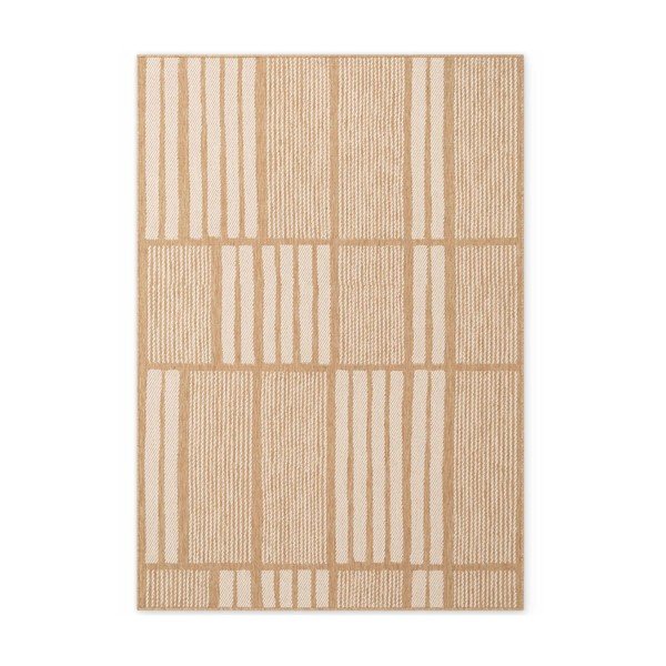 Cremefarben/in Naturfarbe – Teppich für den Innen- und Außenbereich, 160 × 230 cm Haringey Allington - Ted Baker