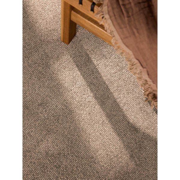 Beiger, handgewebter, runder Teppich mit Wollanteil, Ø 160 cm Organic Kivi Beige - Villeroy&Boch-image-3