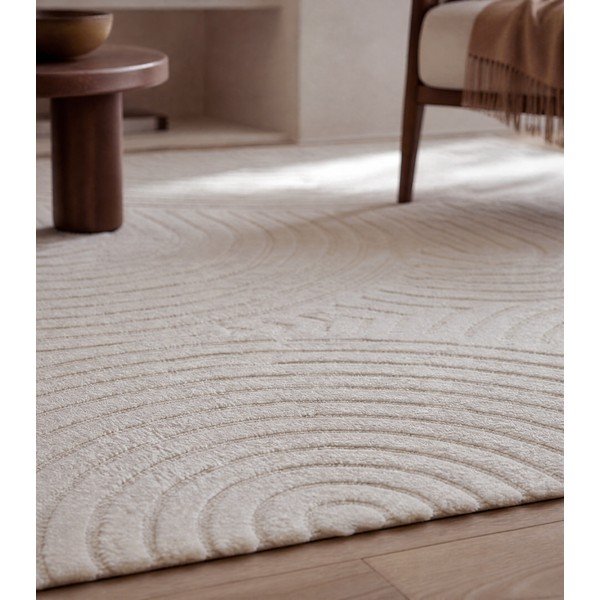 Cremefarbener Teppich 160 × 230 cm Yen One - Universal-image-3