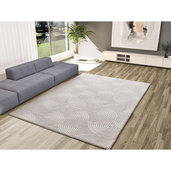 Cremefarbener Teppich 120 x 170 cm Estilo - Universal-image-1