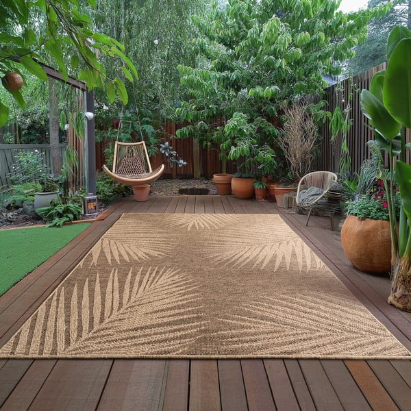 Brauner Teppich für den Innen- und Außenbereich, 160 × 230 cm Timber 1403 - Ayyildiz Carpets-image-1