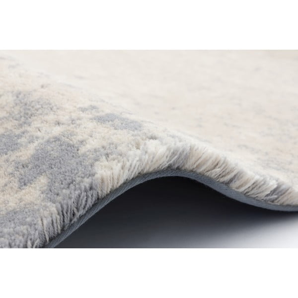 Cremefarbener, grauer Wollteppich, 120 x 180 cm Bran - Agnella-image-2